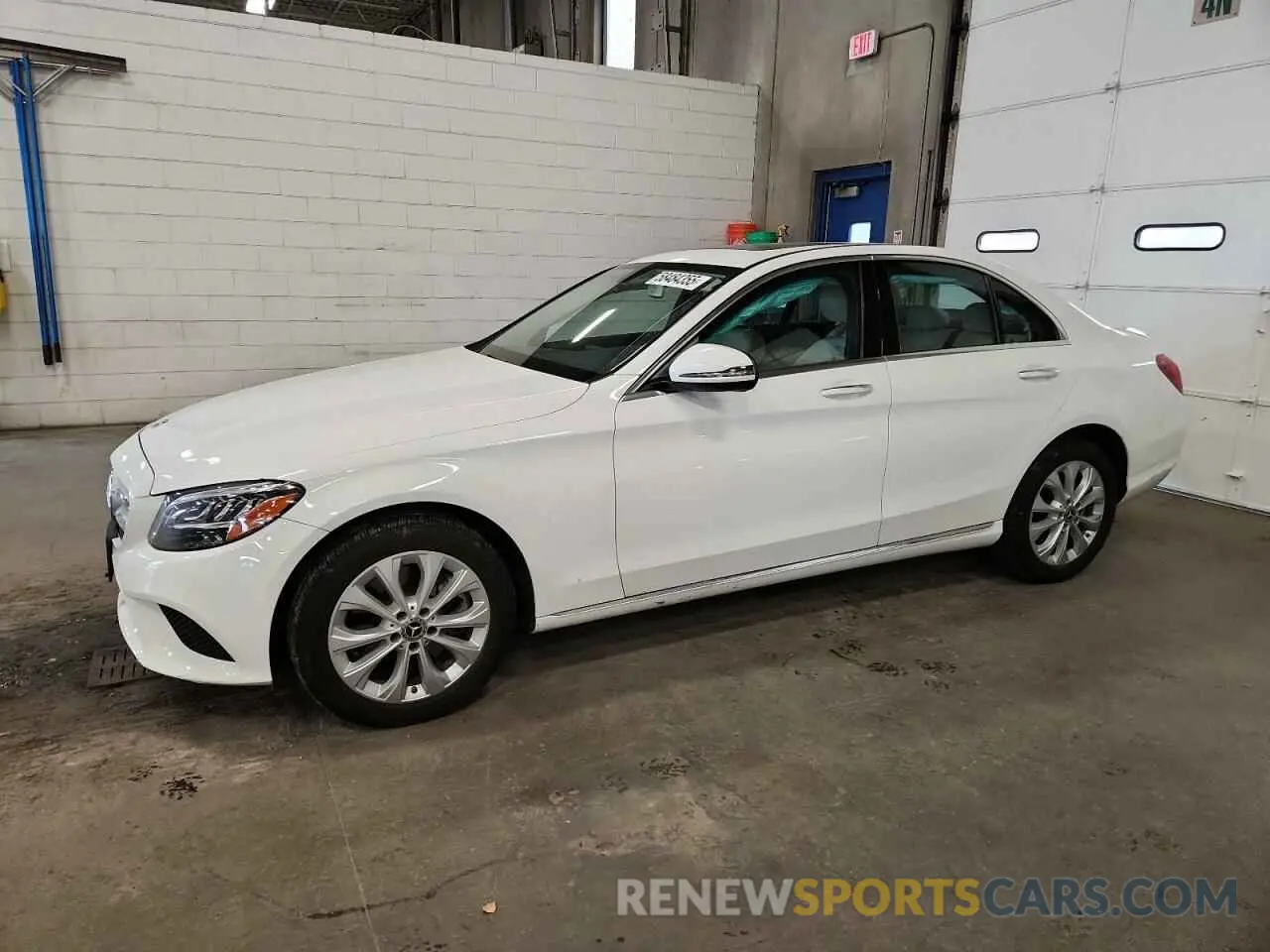 1 fotografías del automóvil dañado 55SWF8EB4KU301052 MERCEDES-BENZ C-CLASS 2019