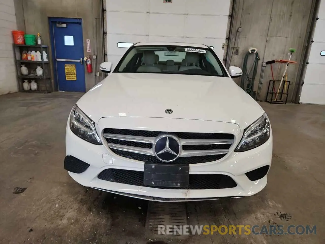 5 fotografías del automóvil dañado 55SWF8EB4KU301052 MERCEDES-BENZ C-CLASS 2019