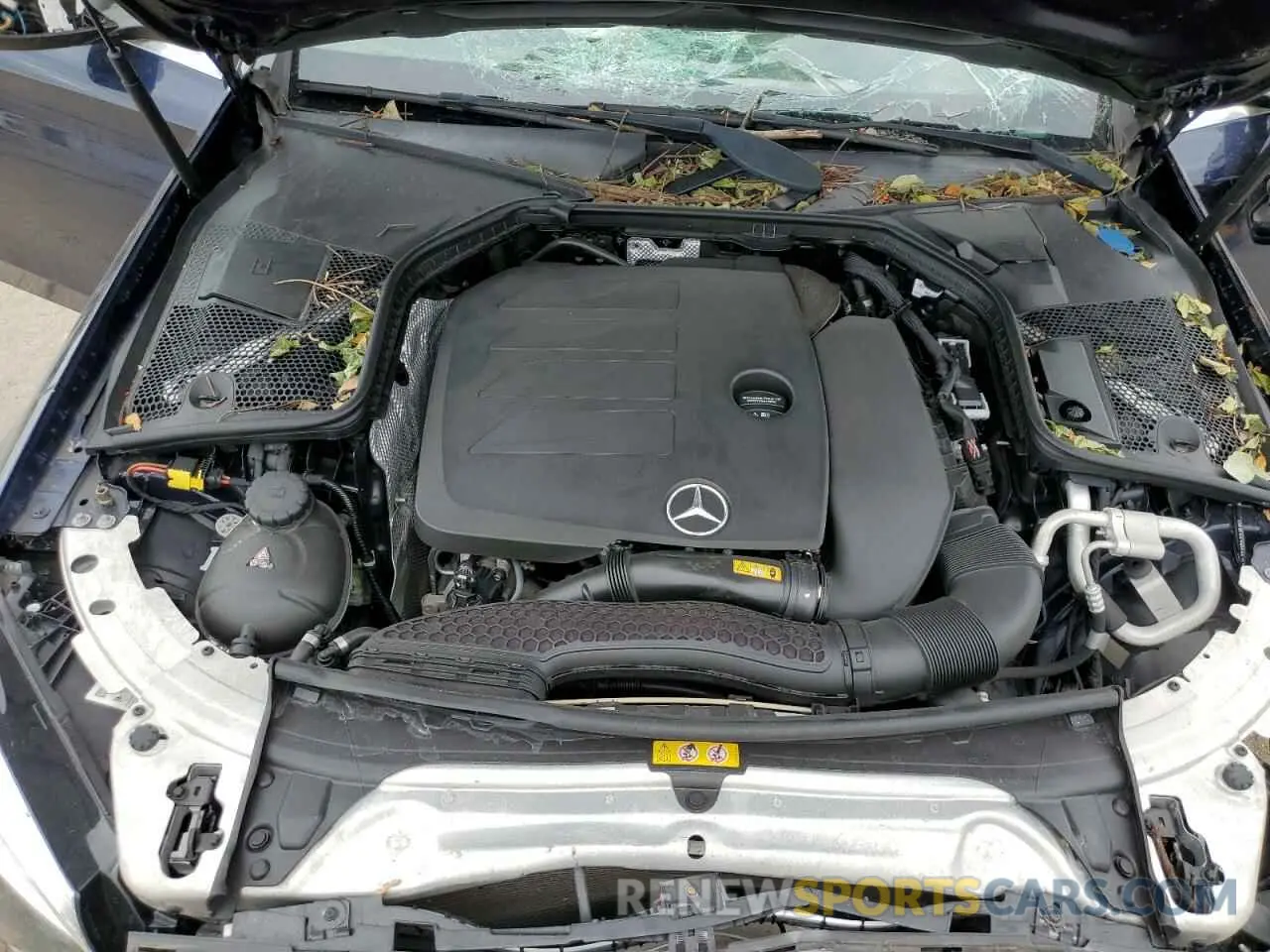 11 fotografías del automóvil dañado 55SWF8EB4KU304923 MERCEDES-BENZ C-CLASS 2019