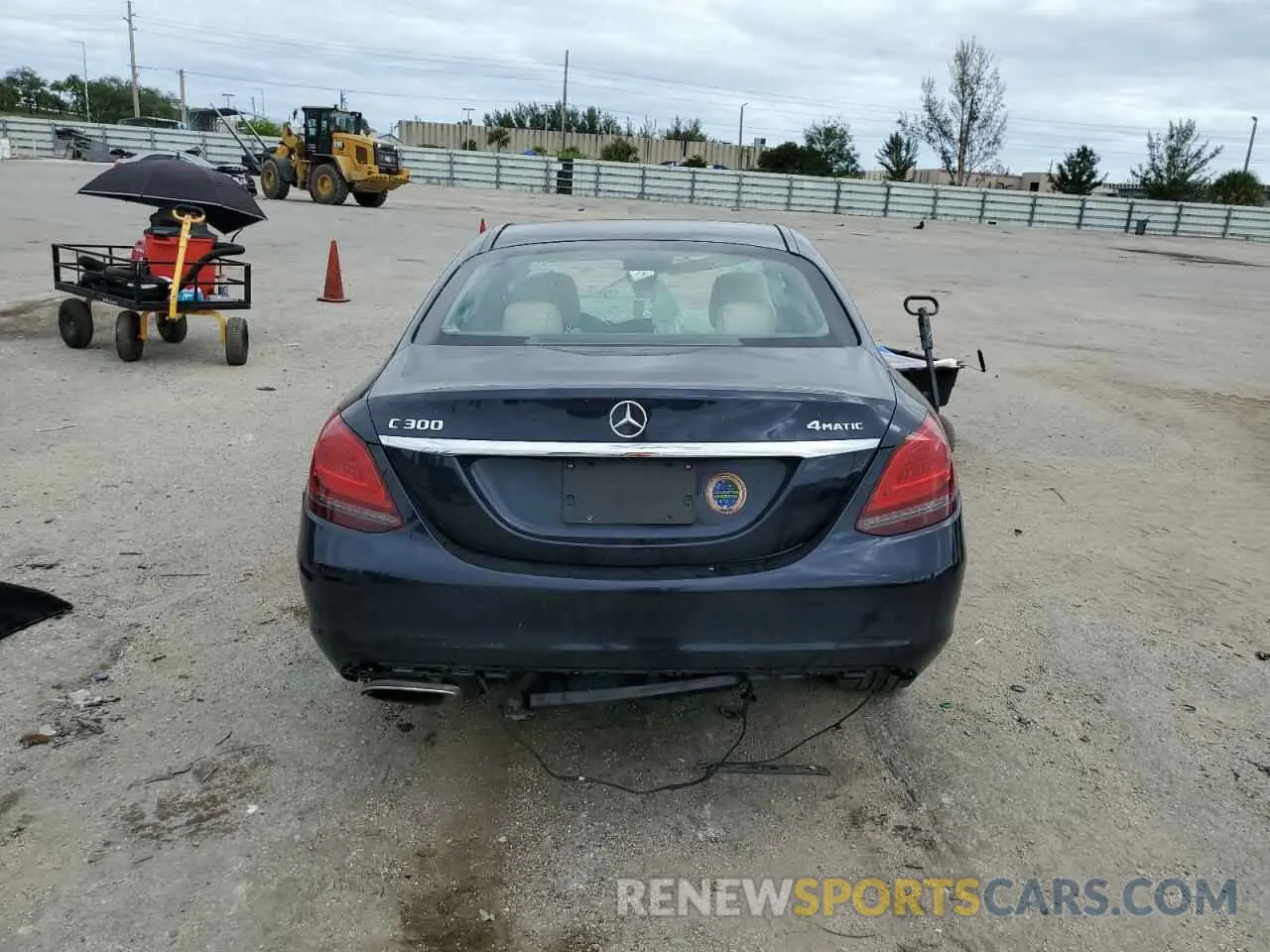 6 fotografías del automóvil dañado 55SWF8EB4KU304923 MERCEDES-BENZ C-CLASS 2019