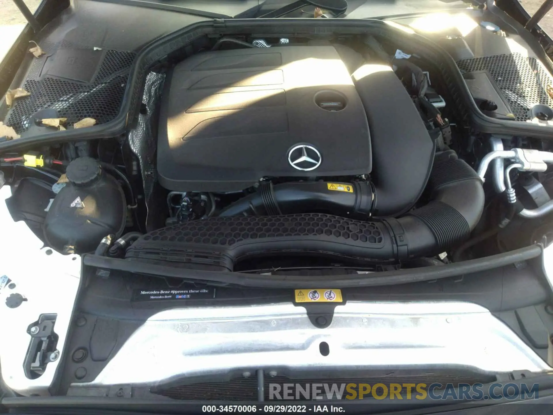 10 fotografías del automóvil dañado 55SWF8EB5KU288151 MERCEDES-BENZ C-CLASS 2019