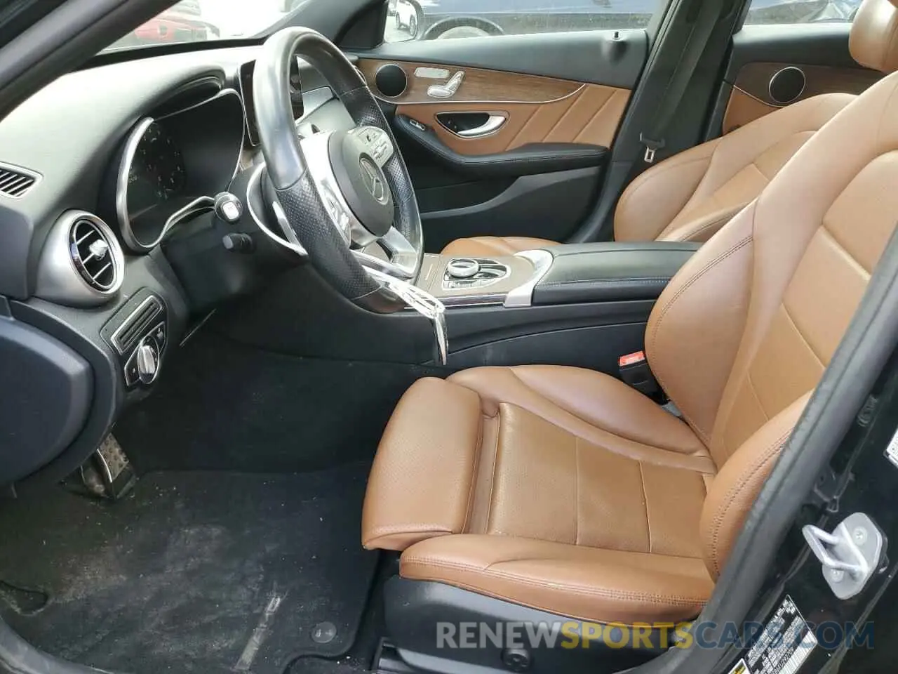 7 fotografías del automóvil dañado 55SWF8EB6KU292709 MERCEDES-BENZ C-CLASS 2019