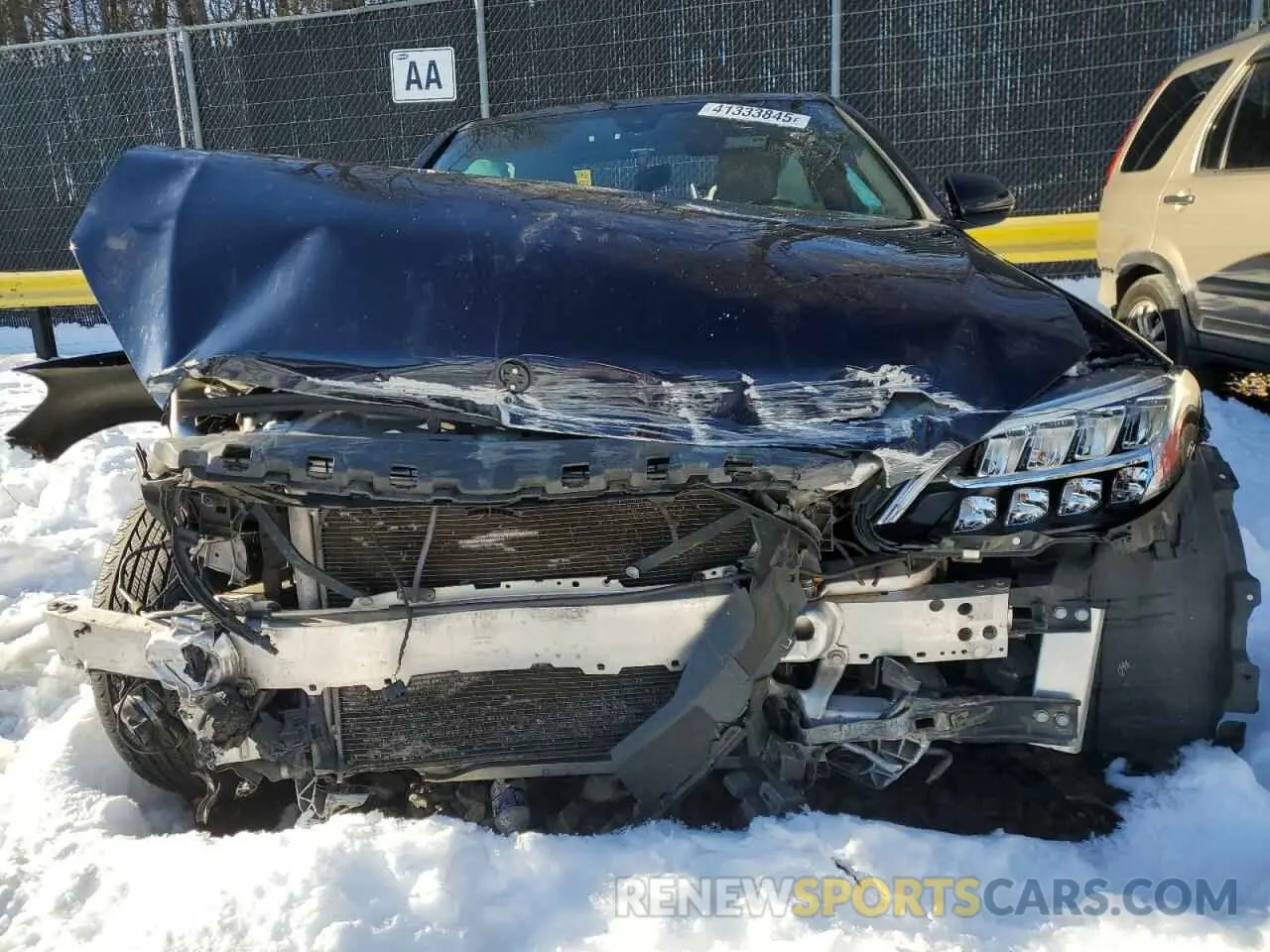 5 fotografías del automóvil dañado 55SWF8EB7KU283677 MERCEDES-BENZ C-CLASS 2019