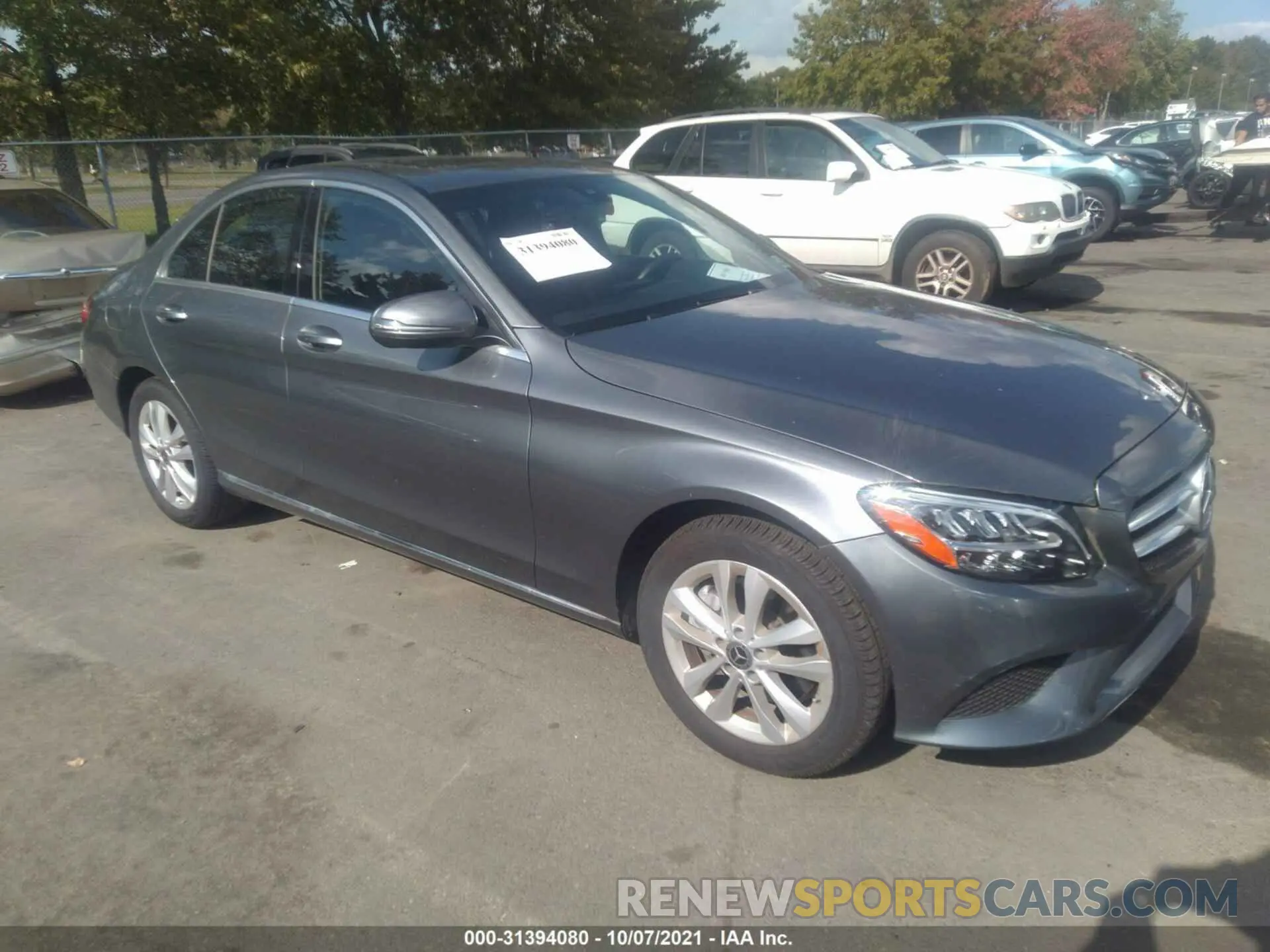 1 fotografías del automóvil dañado 55SWF8EB8KU291366 MERCEDES-BENZ C-CLASS 2019