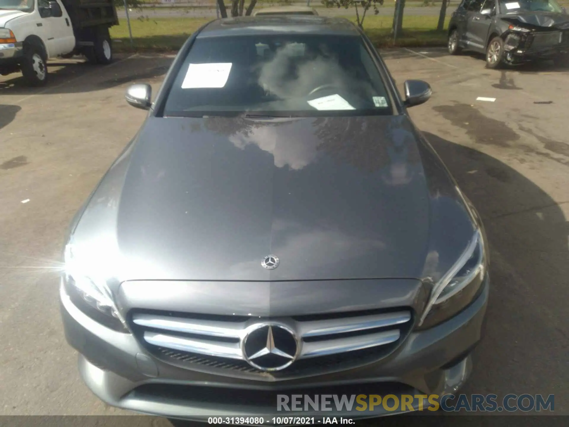 6 fotografías del automóvil dañado 55SWF8EB8KU291366 MERCEDES-BENZ C-CLASS 2019