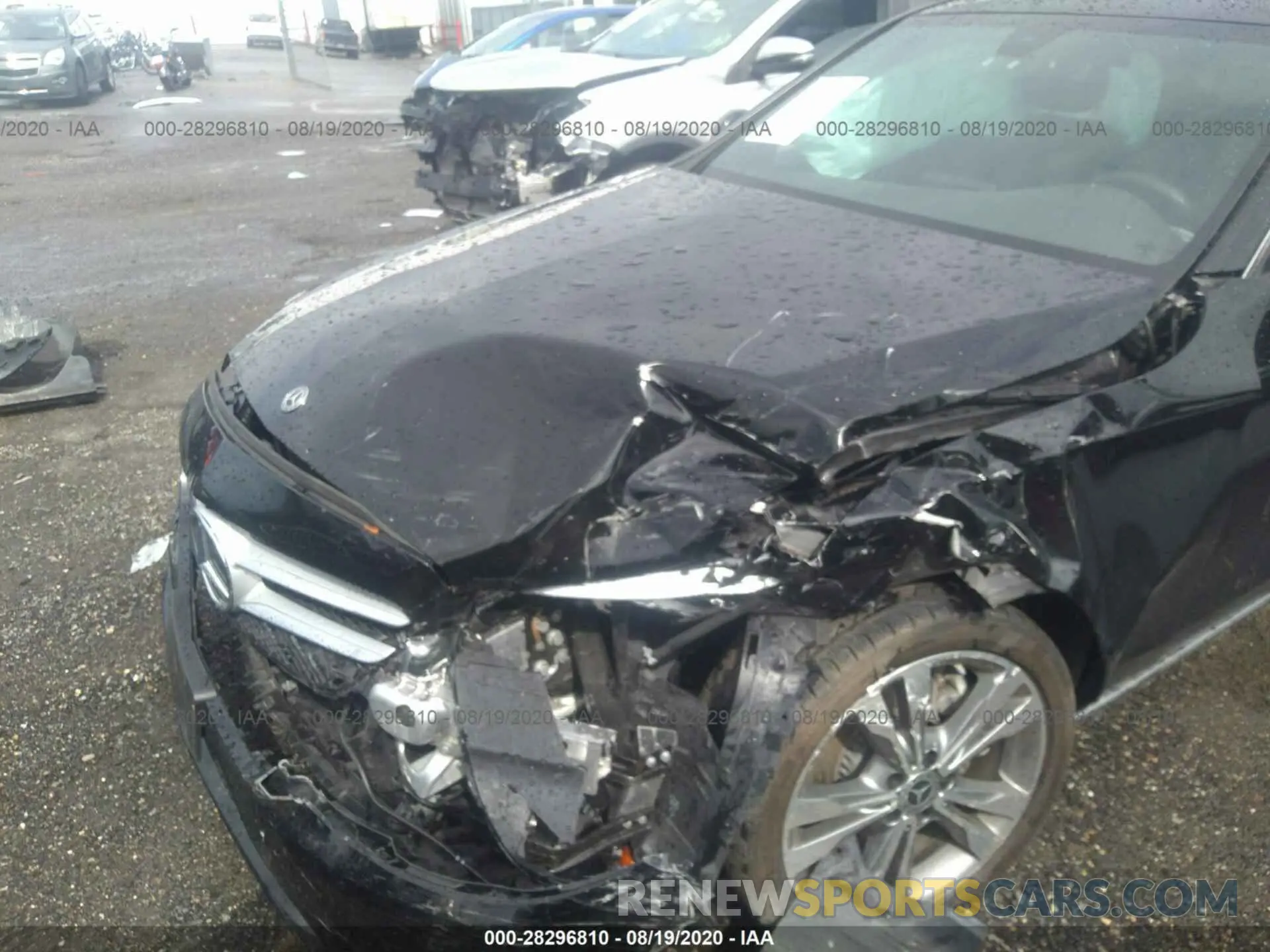 6 fotografías del automóvil dañado 55SWF8EB8KU306061 MERCEDES-BENZ C-CLASS 2019