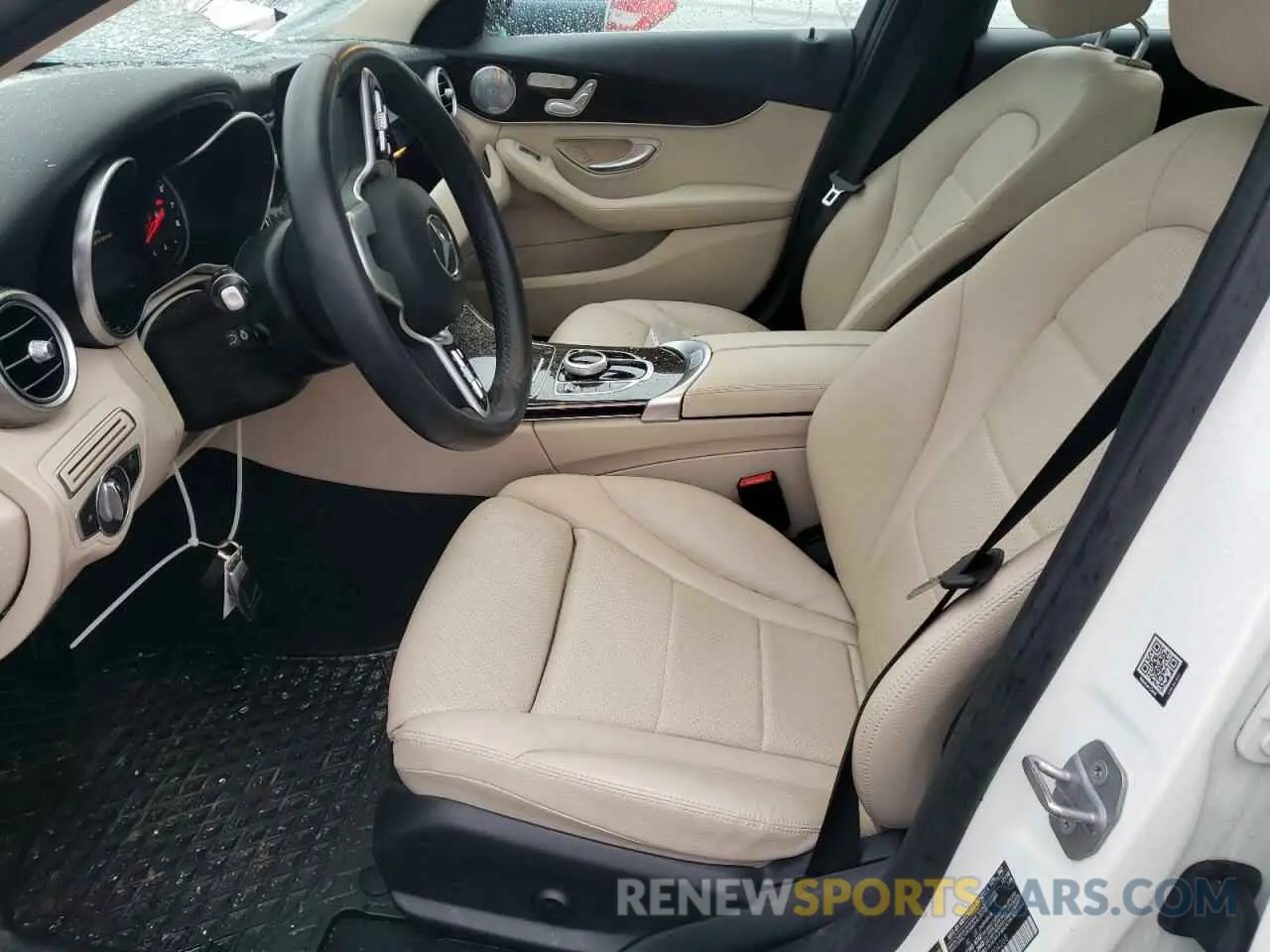 7 fotografías del automóvil dañado 55SWF8EB9KU304268 MERCEDES-BENZ C-CLASS 2019