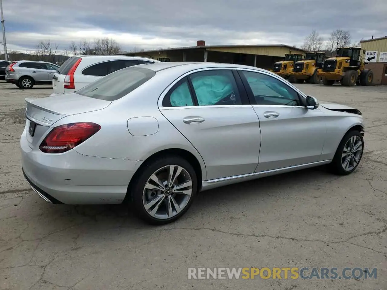 3 fotografías del automóvil dañado 55SWF8EB9KU320762 MERCEDES-BENZ C-CLASS 2019