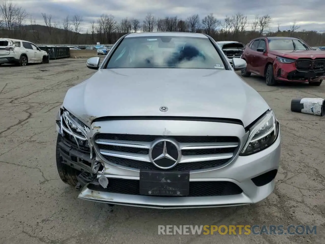 5 fotografías del automóvil dañado 55SWF8EB9KU320762 MERCEDES-BENZ C-CLASS 2019