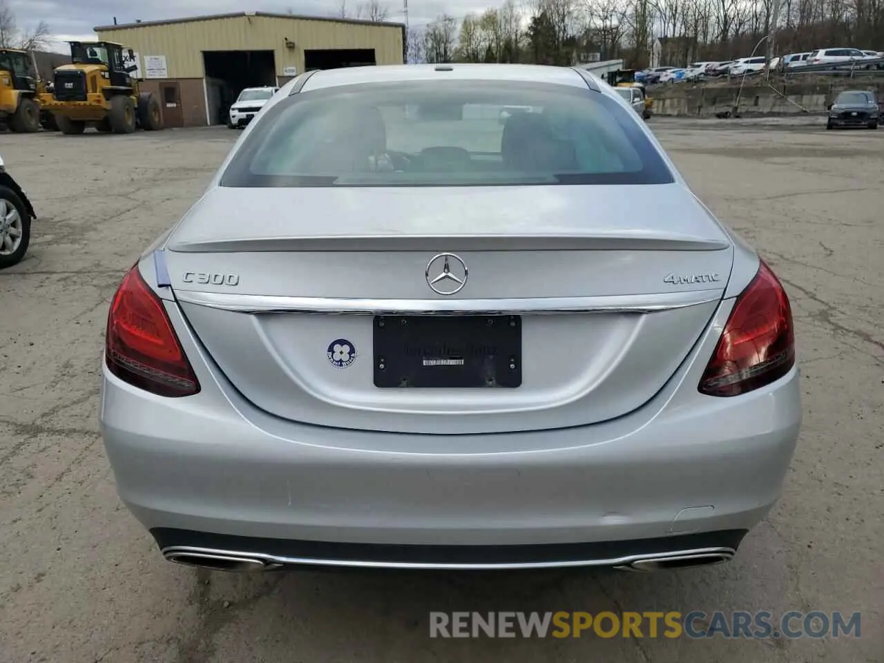6 fotografías del automóvil dañado 55SWF8EB9KU320762 MERCEDES-BENZ C-CLASS 2019