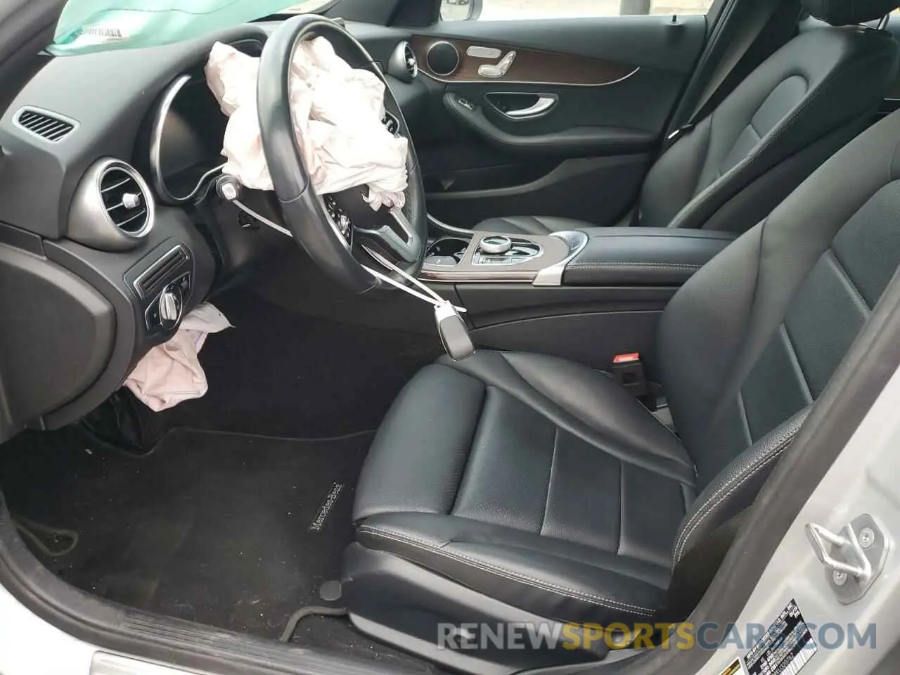 7 fotografías del automóvil dañado 55SWF8EB9KU320762 MERCEDES-BENZ C-CLASS 2019