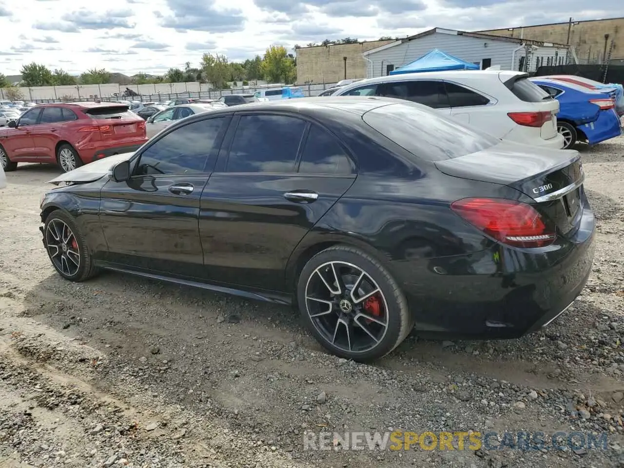 2 fotografías del automóvil dañado 55SWF8EBXKU299162 MERCEDES-BENZ C-CLASS 2019