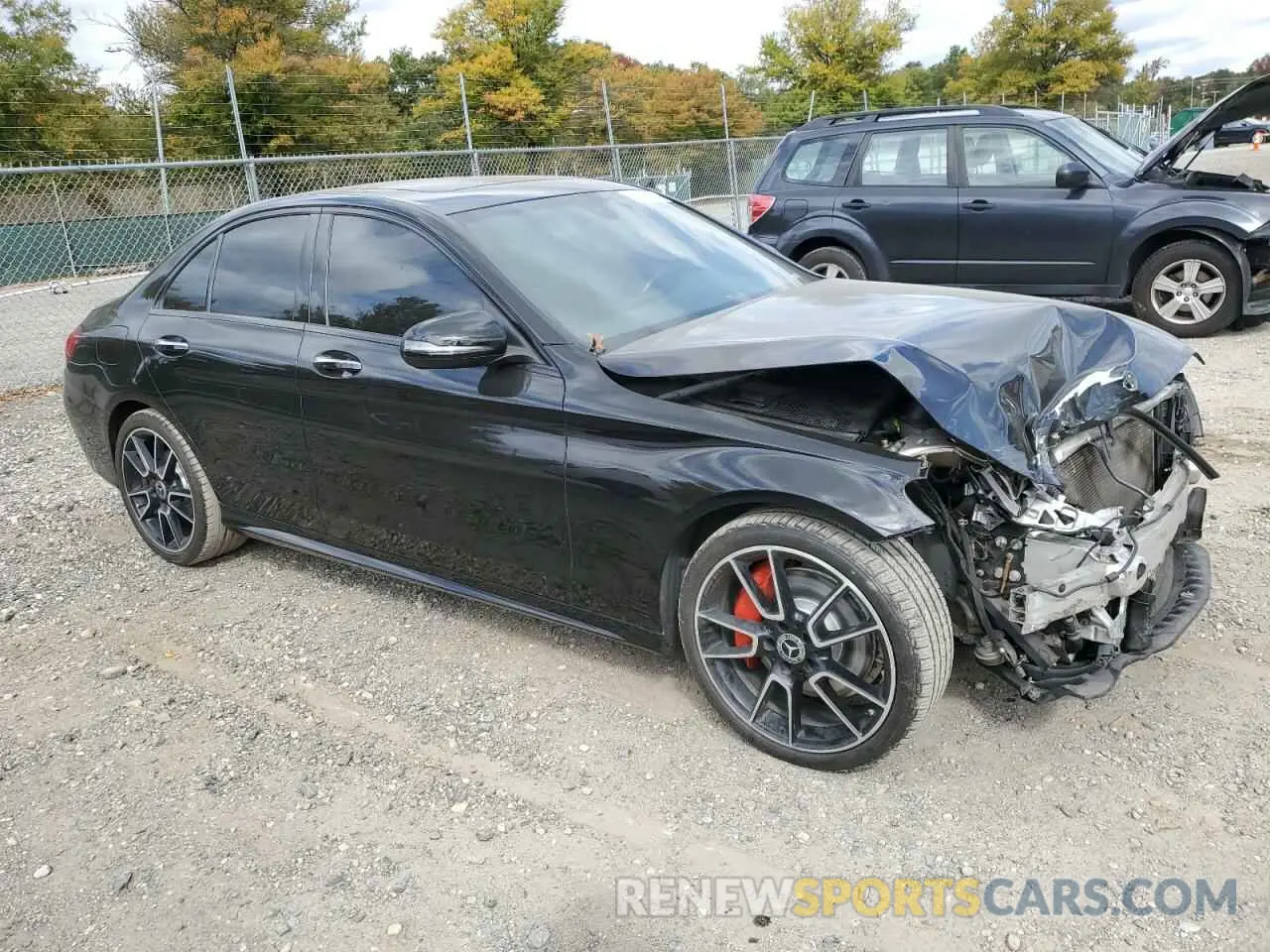 4 fotografías del automóvil dañado 55SWF8EBXKU299162 MERCEDES-BENZ C-CLASS 2019