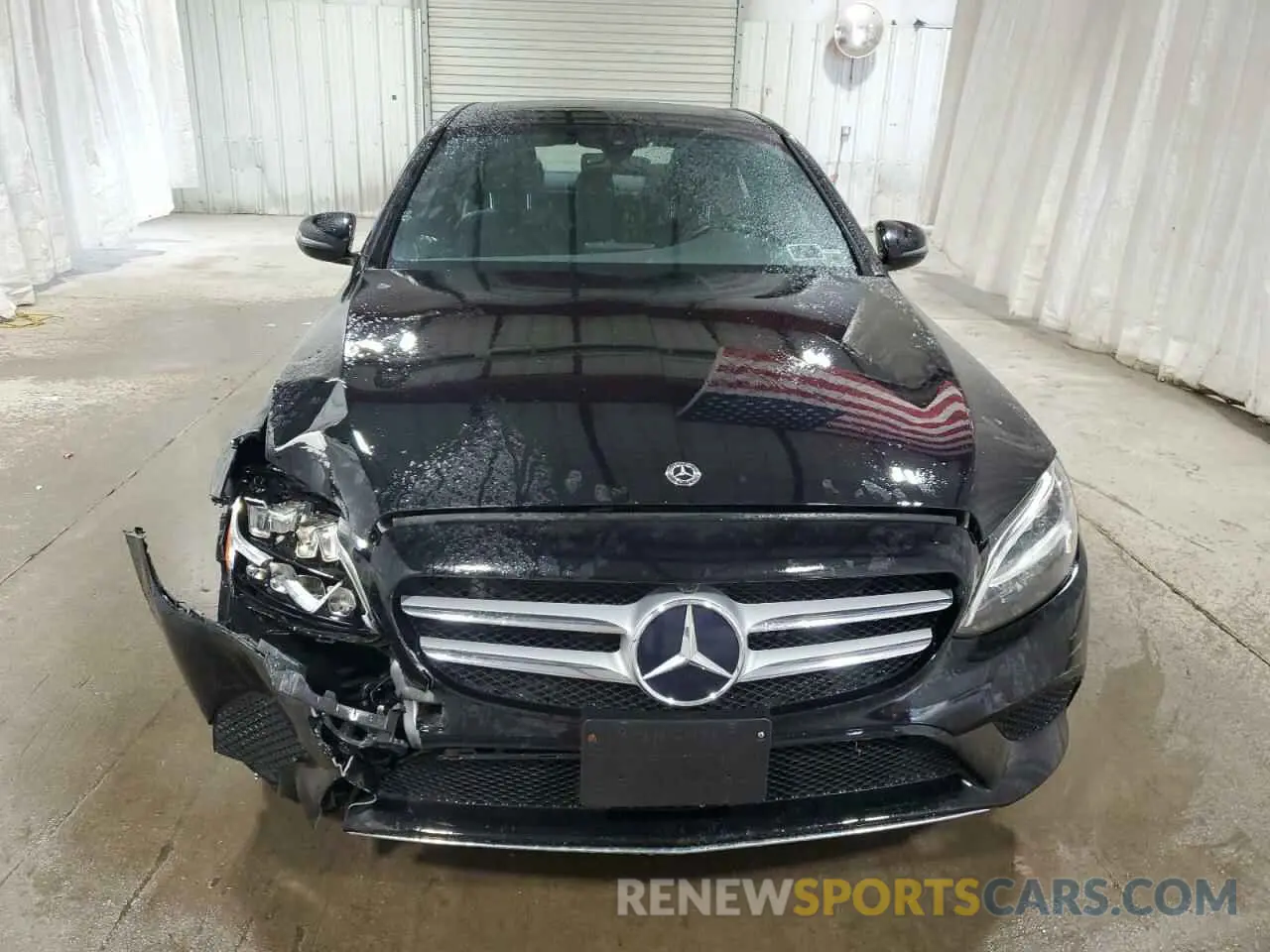 5 fotografías del automóvil dañado 55SWF8EBXKU301279 MERCEDES-BENZ C-CLASS 2019