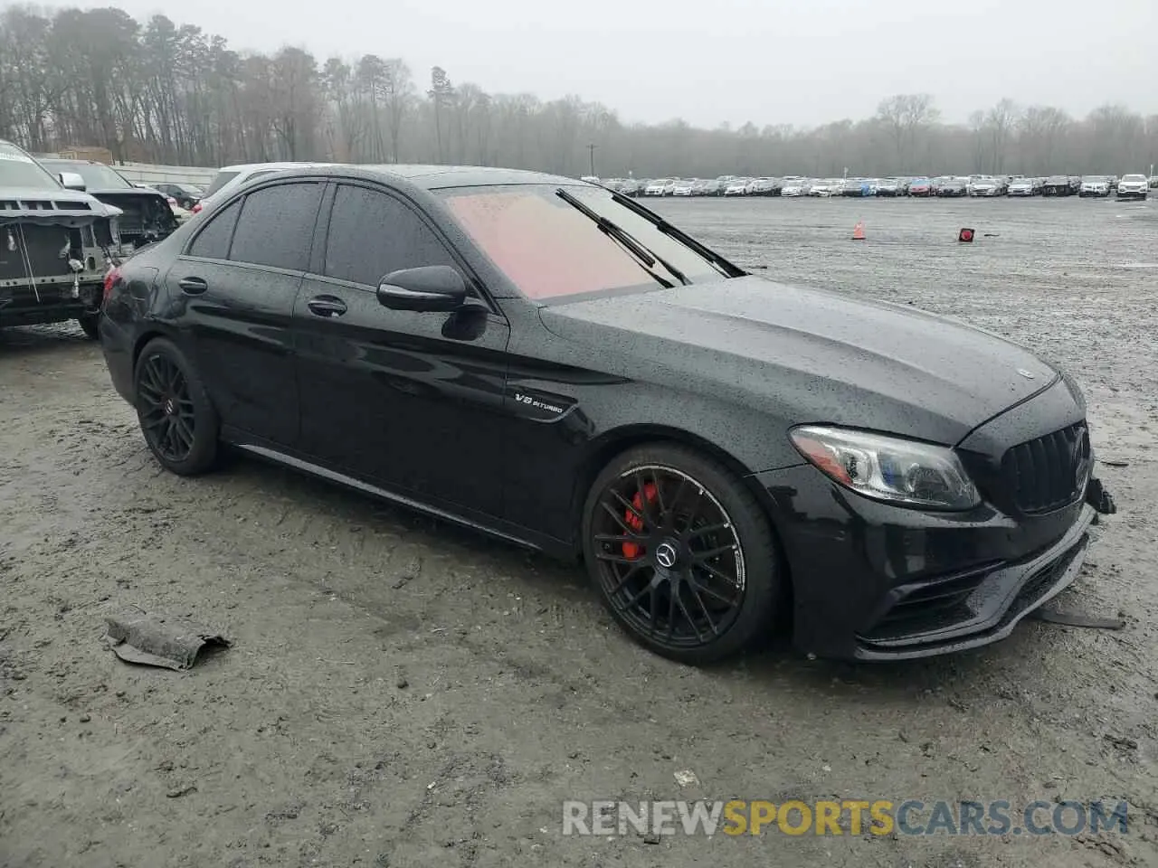 4 fotografías del automóvil dañado 55SWF8HB3KU317044 MERCEDES-BENZ C-CLASS 2019