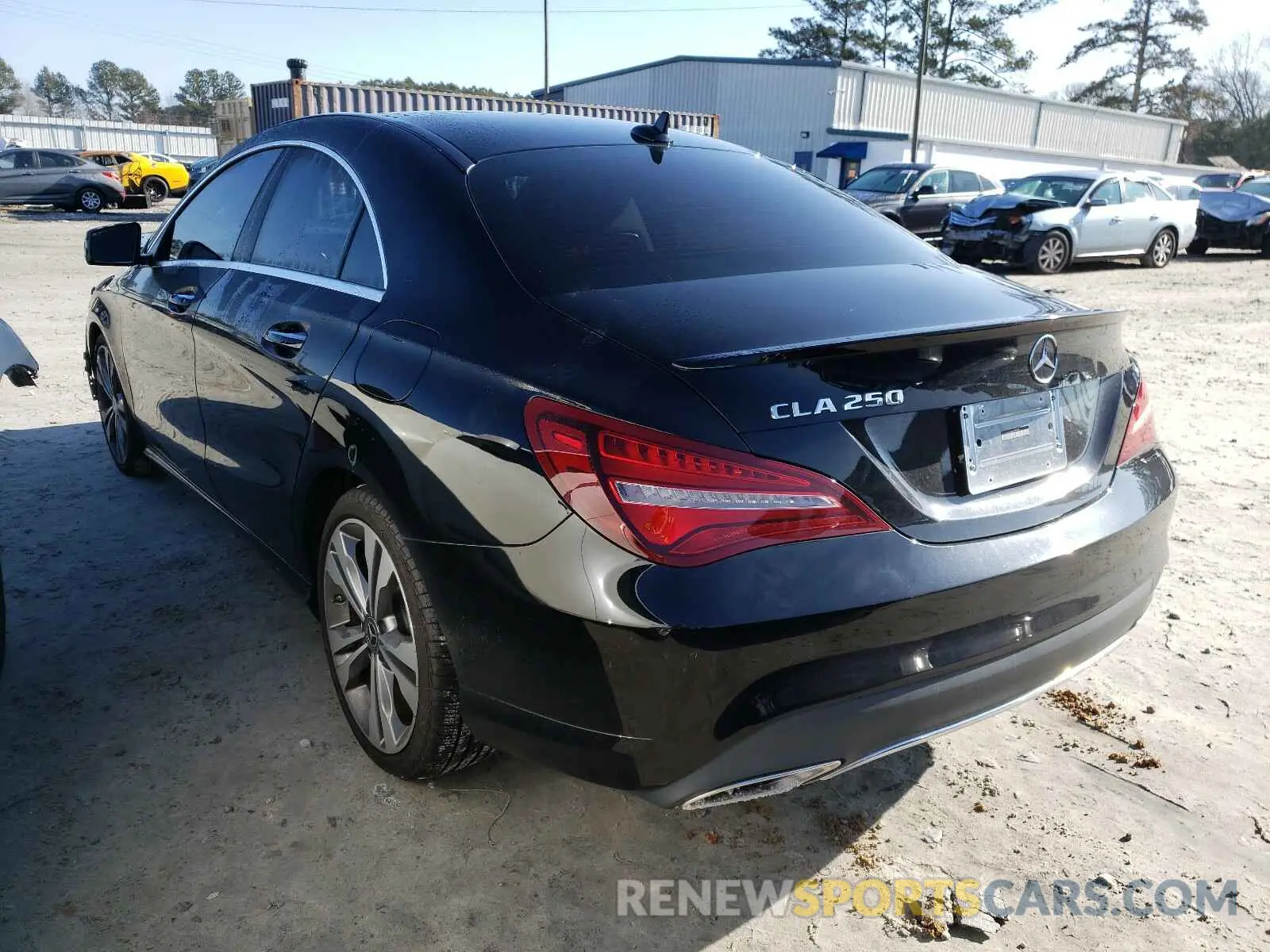 3 fotografías del automóvil dañado WDDSJ4EB3KN754934 MERCEDES-BENZ C CLASS 2019
