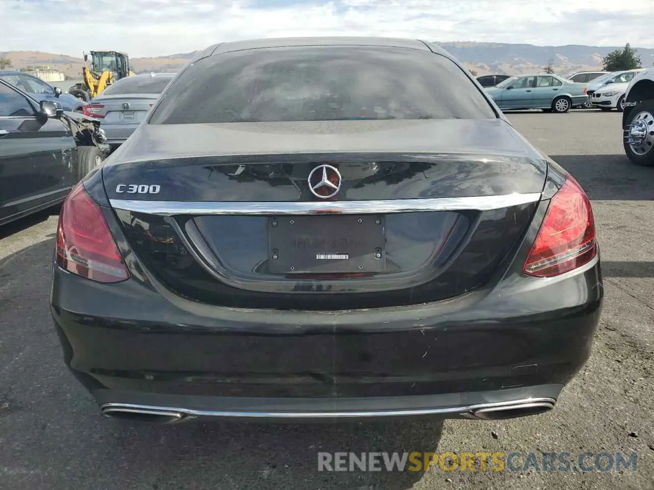 6 fotografías del automóvil dañado WDDWF8DB0KR462677 MERCEDES-BENZ C-CLASS 2019