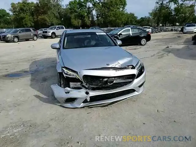 13 fotografías del automóvil dañado WDDWF8DB1KR481108 MERCEDES-BENZ C-CLASS 2019