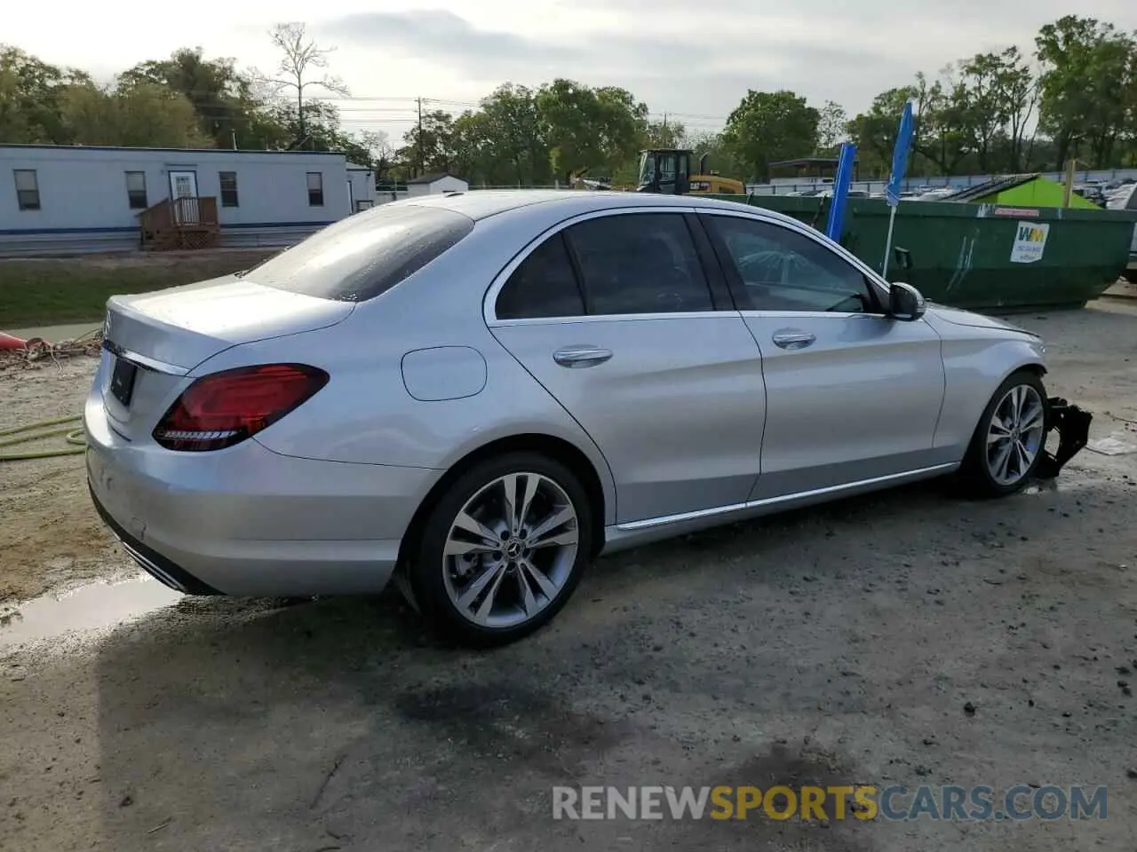 3 fotografías del automóvil dañado WDDWF8DB1KR481108 MERCEDES-BENZ C-CLASS 2019