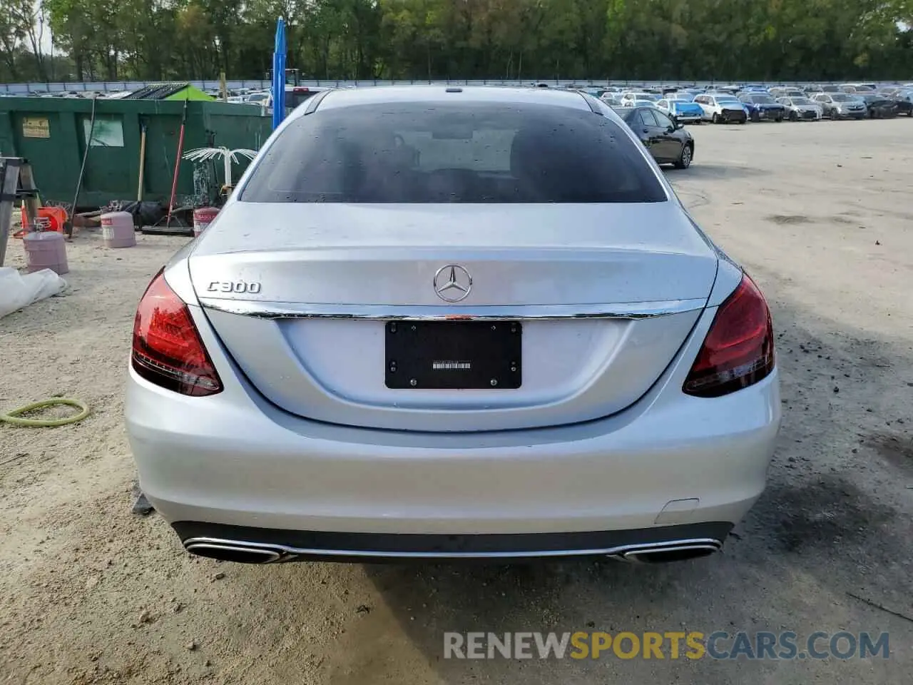 6 fotografías del automóvil dañado WDDWF8DB1KR481108 MERCEDES-BENZ C-CLASS 2019