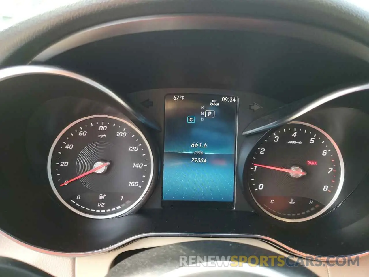 9 fotografías del automóvil dañado WDDWF8DB1KR481108 MERCEDES-BENZ C-CLASS 2019