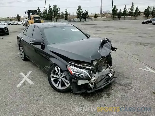 10 fotografías del automóvil dañado WDDWF8DB1KR483781 MERCEDES-BENZ C-CLASS 2019