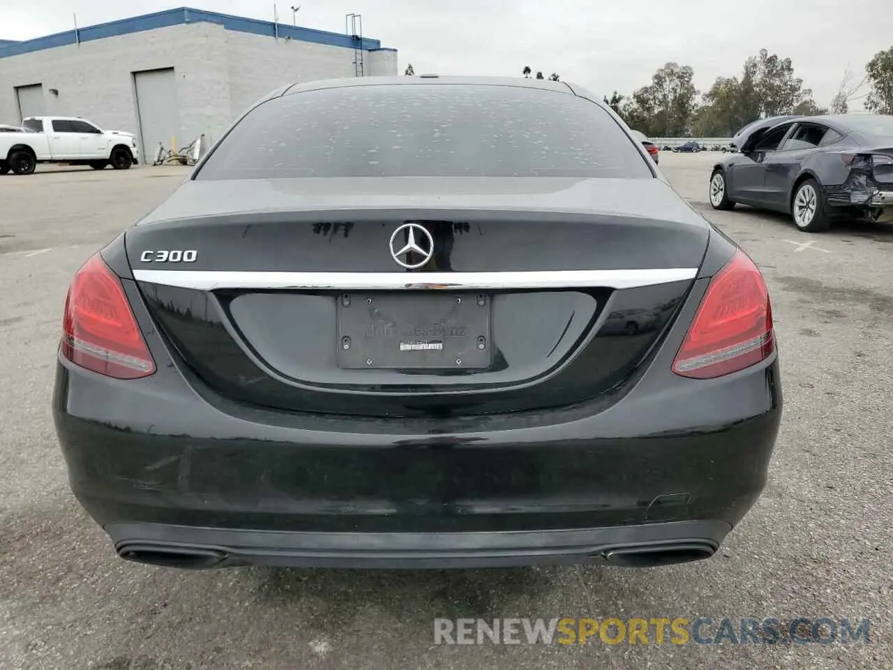 6 fotografías del automóvil dañado WDDWF8DB1KR483781 MERCEDES-BENZ C-CLASS 2019