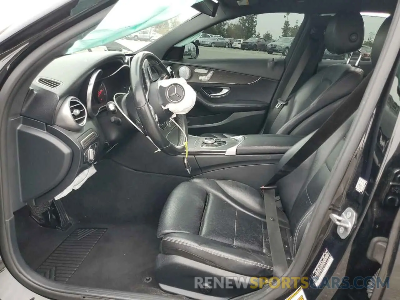 7 fotografías del automóvil dañado WDDWF8DB1KR483781 MERCEDES-BENZ C-CLASS 2019