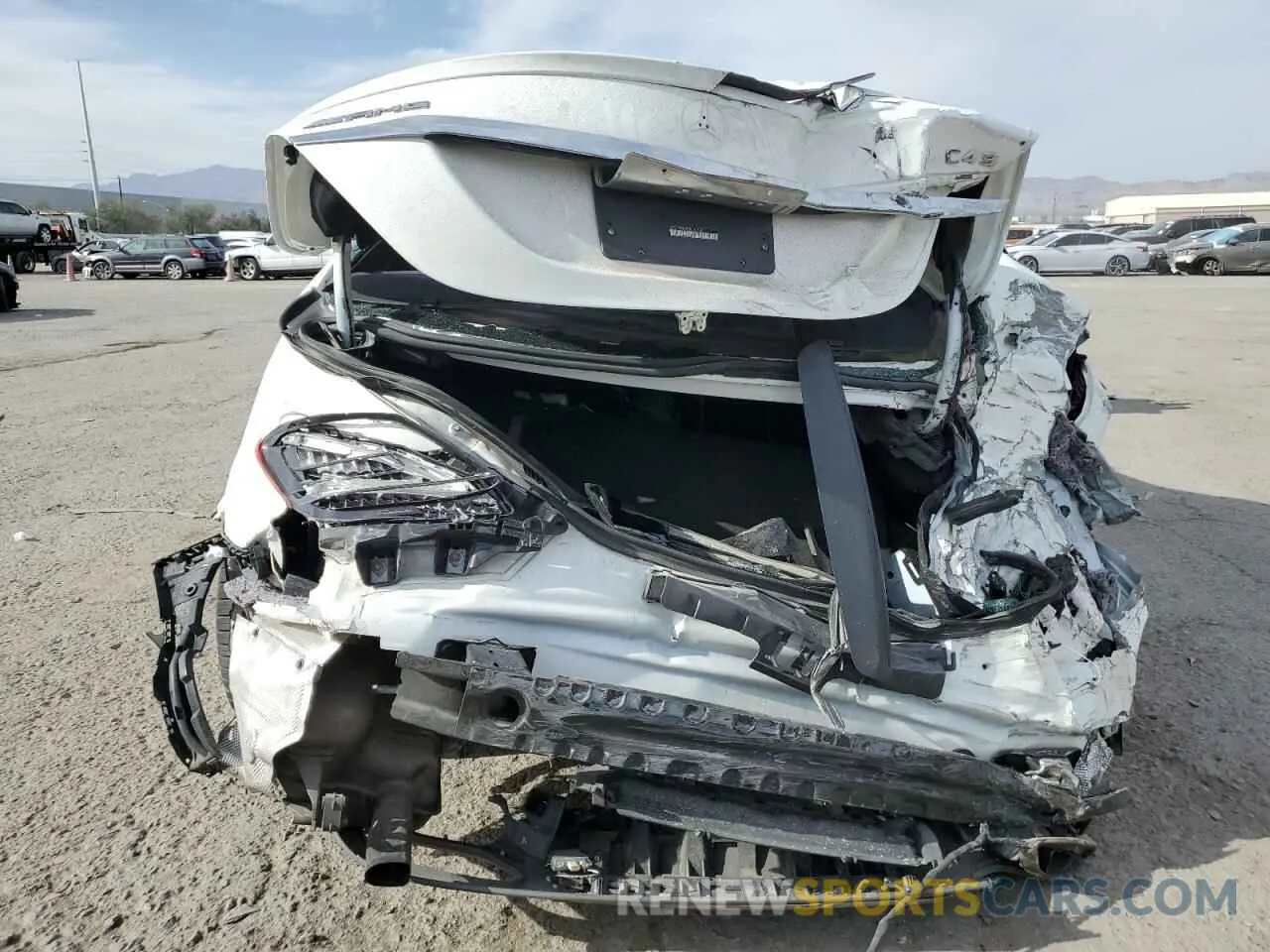 6 fotografías del automóvil dañado WDDWF8DB3KR501438 MERCEDES-BENZ C-CLASS 2019
