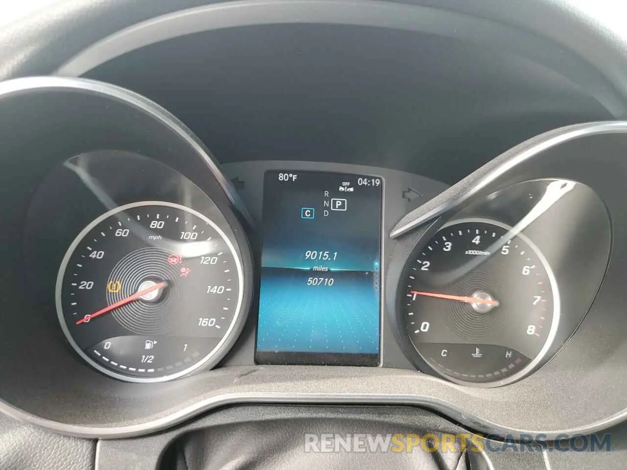 9 fotografías del automóvil dañado WDDWF8DB3KR501438 MERCEDES-BENZ C-CLASS 2019