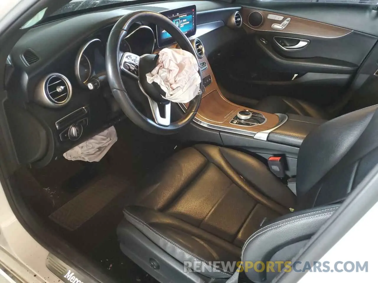 7 fotografías del automóvil dañado WDDWF8DB4KR462407 MERCEDES-BENZ C-CLASS 2019