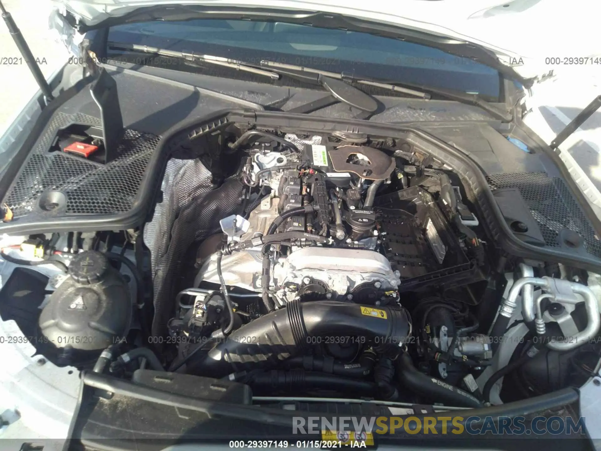 10 fotografías del automóvil dañado WDDWF8DBXKR502649 MERCEDES-BENZ C-CLASS 2019