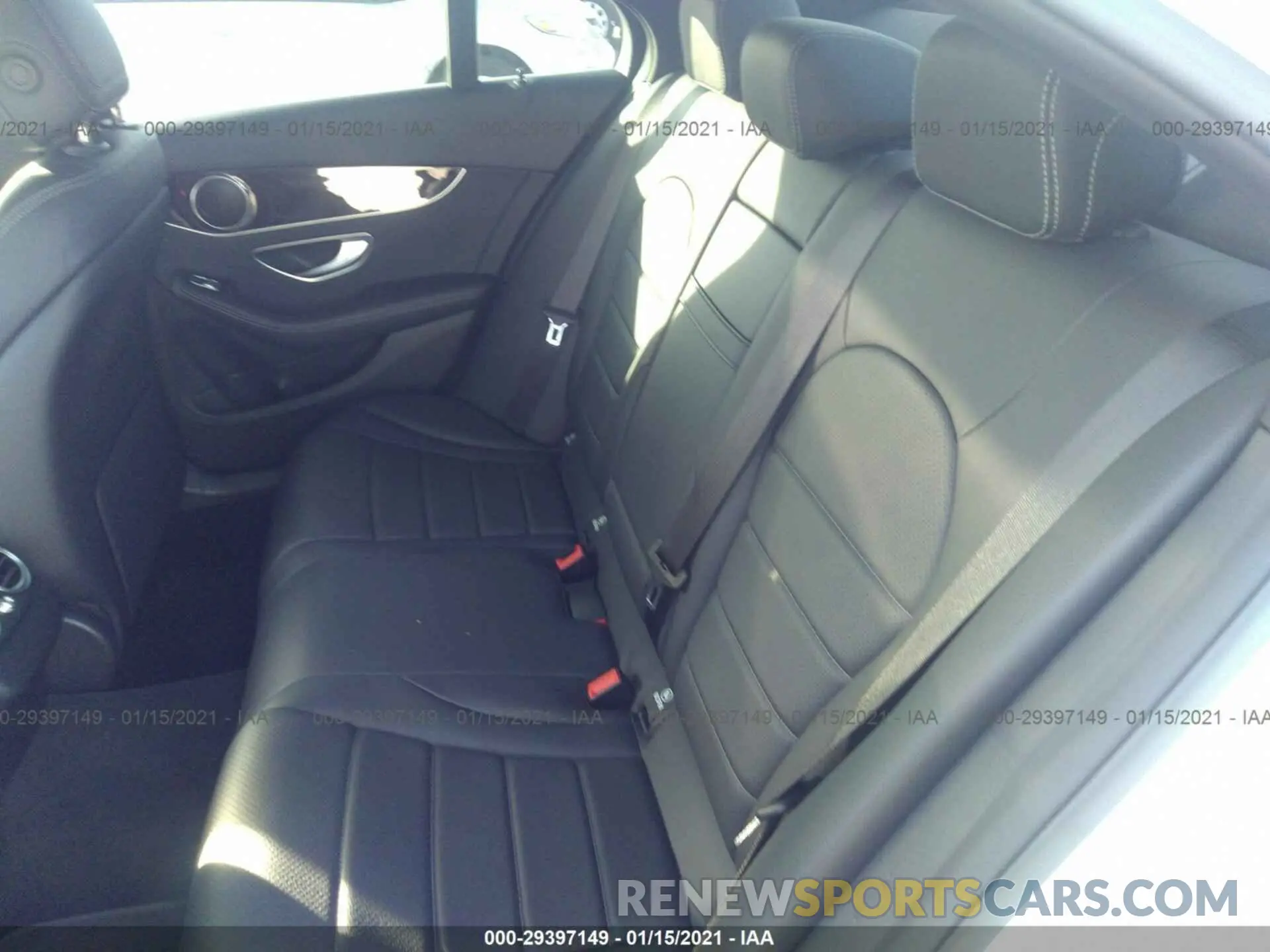 8 fotografías del automóvil dañado WDDWF8DBXKR502649 MERCEDES-BENZ C-CLASS 2019