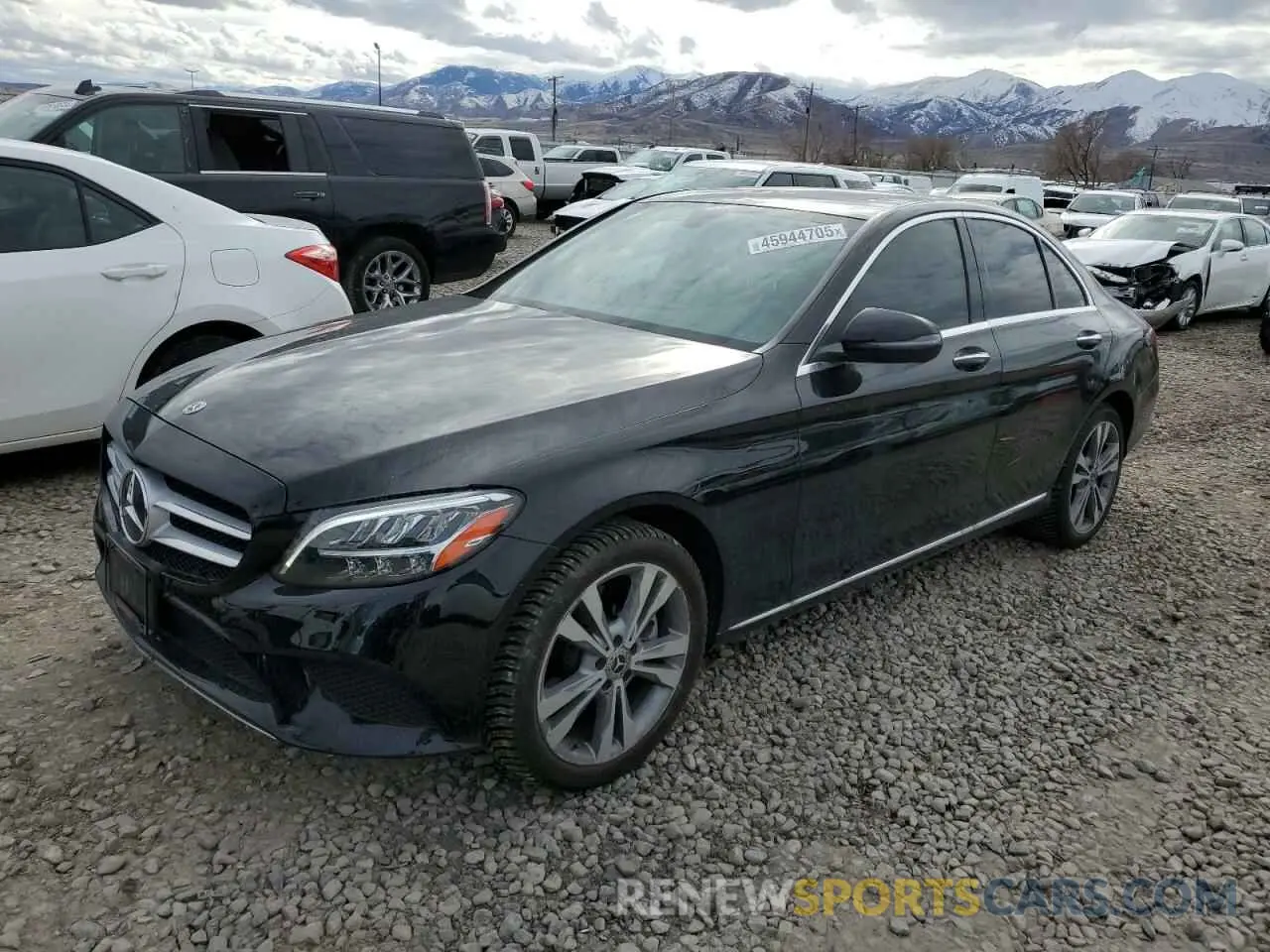 1 fotografías del automóvil dañado WDDWF8EB0KR502531 MERCEDES-BENZ C-CLASS 2019