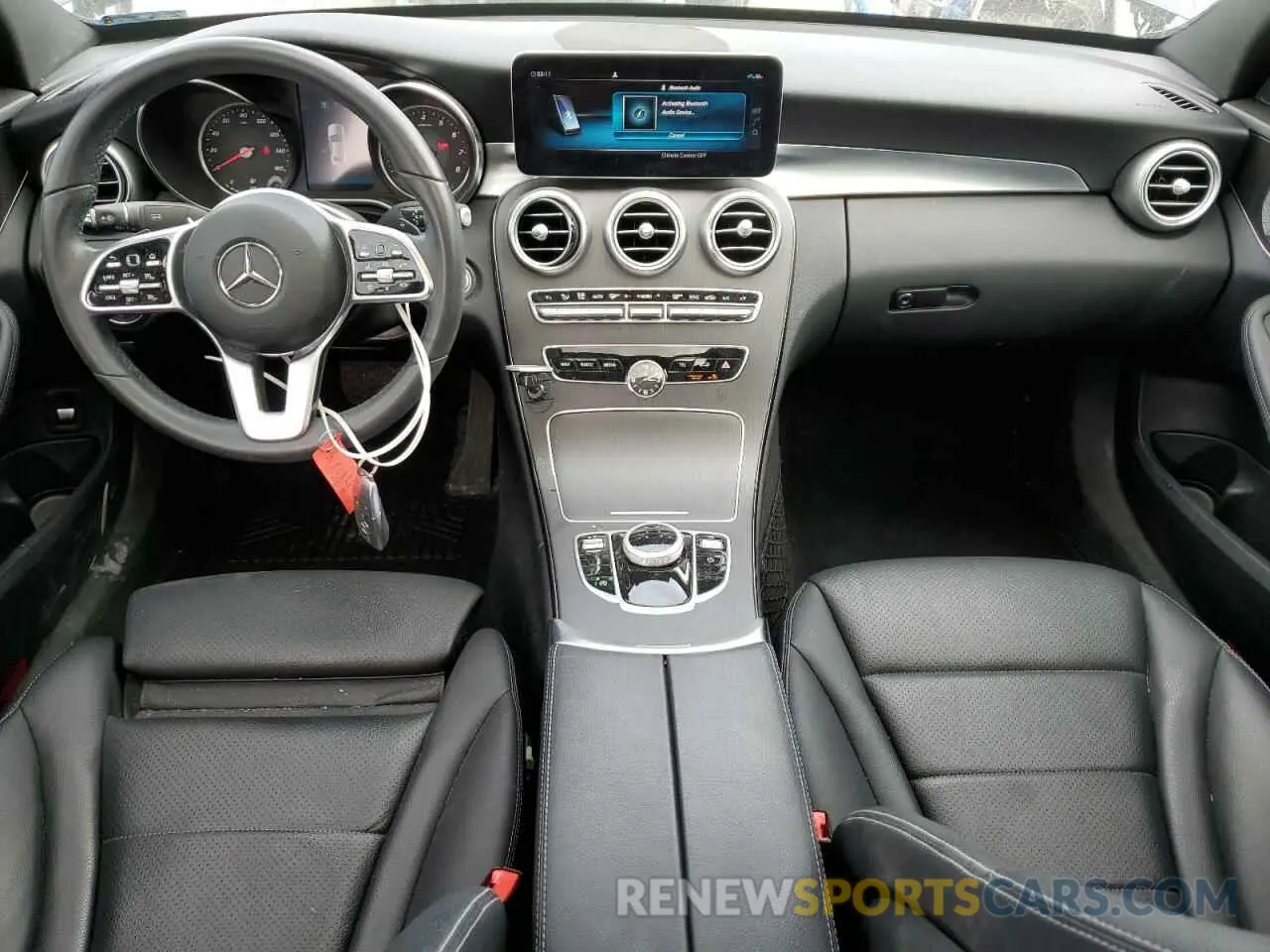 8 fotografías del automóvil dañado WDDWF8EB0KR502531 MERCEDES-BENZ C-CLASS 2019