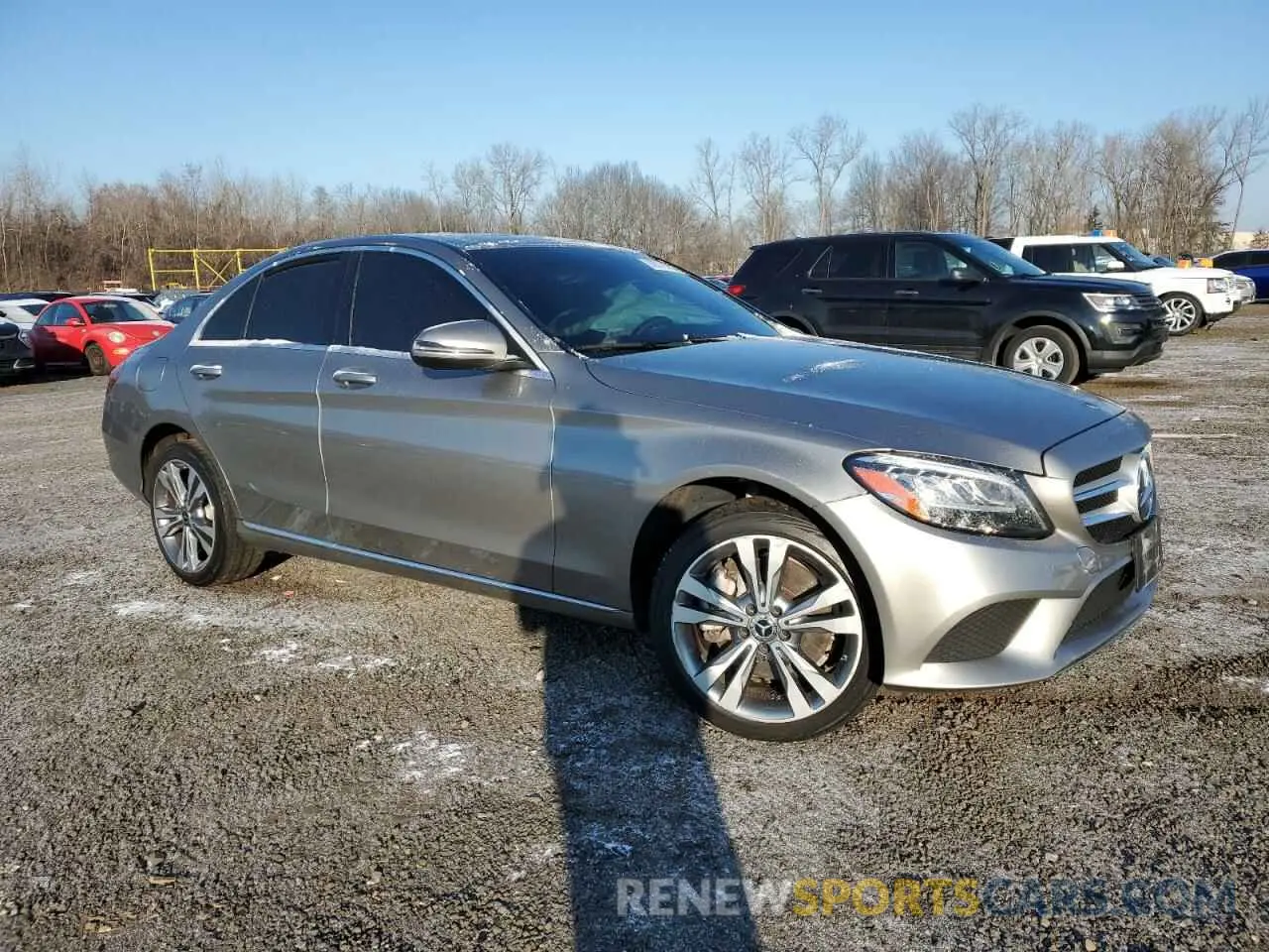 4 fotografías del automóvil dañado WDDWF8EB3KR512860 MERCEDES-BENZ C-CLASS 2019