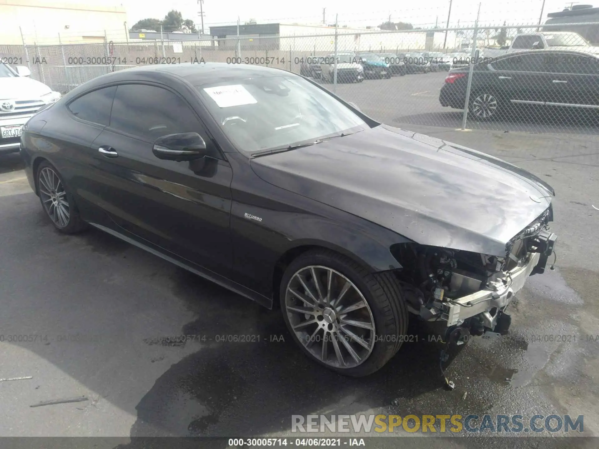1 fotografías del automóvil dañado WDDWJ6EB6KF804667 MERCEDES-BENZ C-CLASS 2019