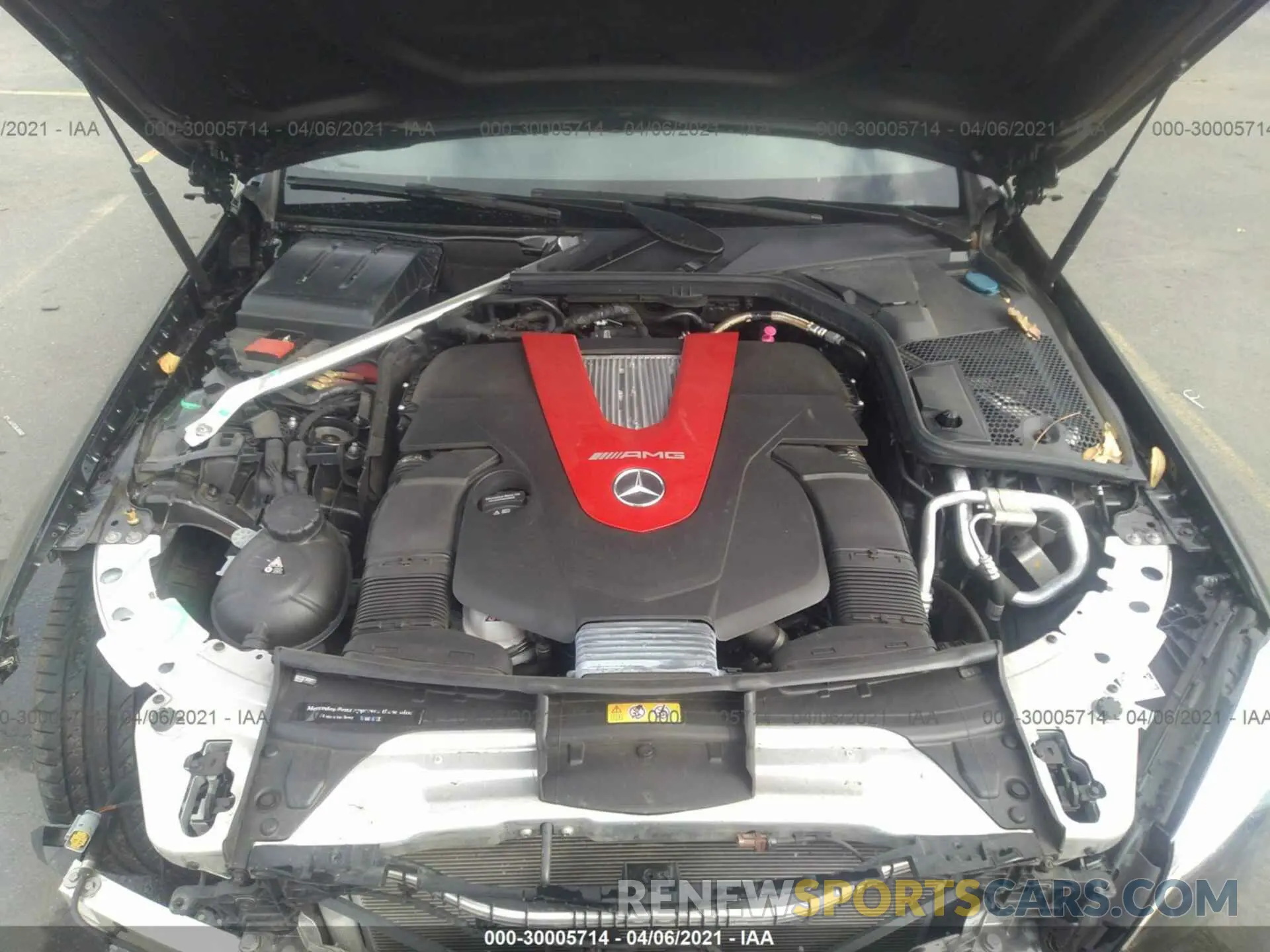 10 fotografías del automóvil dañado WDDWJ6EB6KF804667 MERCEDES-BENZ C-CLASS 2019