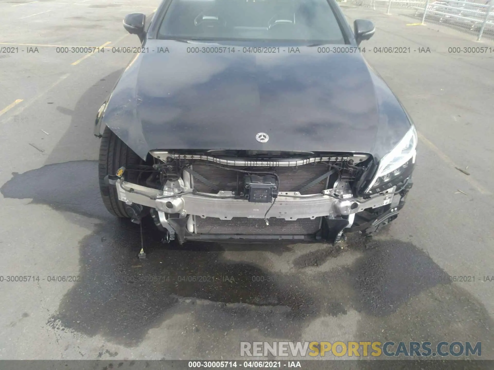 6 fotografías del automóvil dañado WDDWJ6EB6KF804667 MERCEDES-BENZ C-CLASS 2019