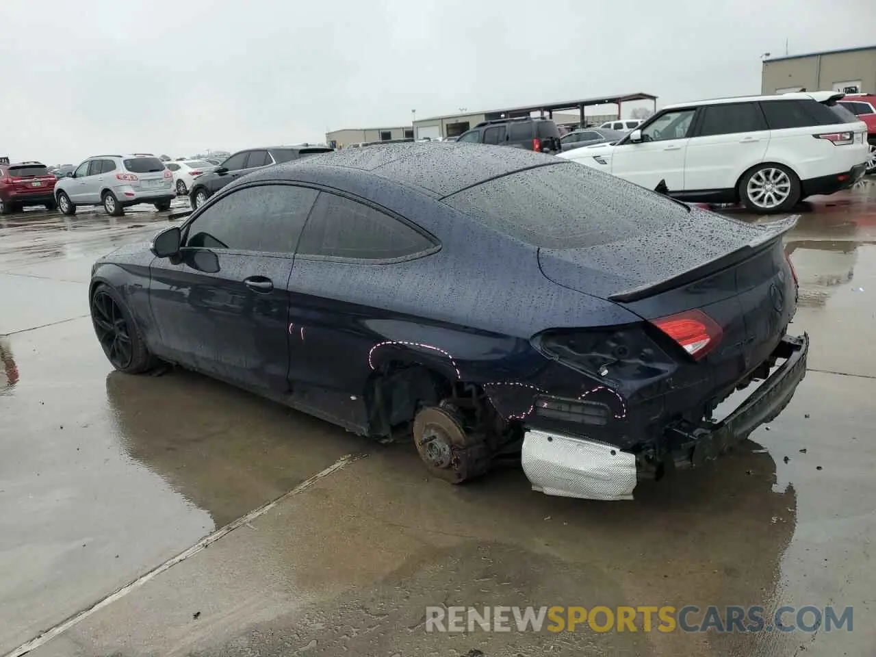 2 fotografías del automóvil dañado WDDWJ6EB6KF813014 MERCEDES-BENZ C-CLASS 2019