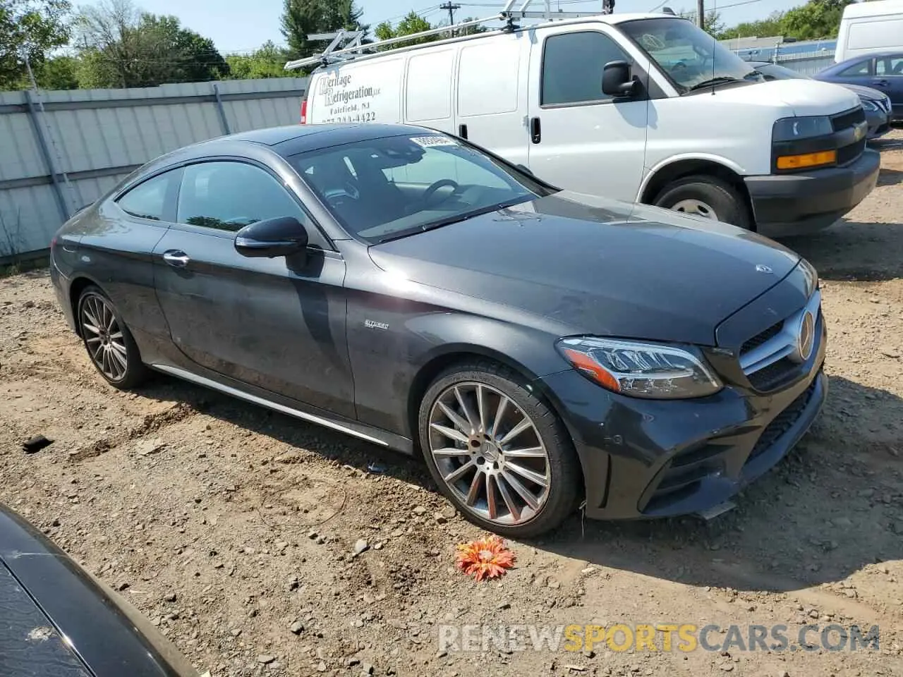 4 fotografías del automóvil dañado WDDWJ6EB6KF895522 MERCEDES-BENZ C-CLASS 2019