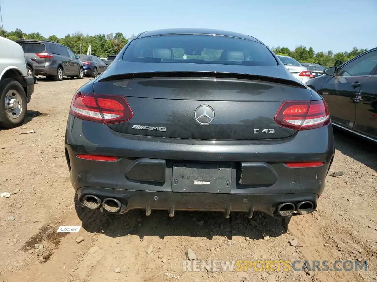 6 fotografías del automóvil dañado WDDWJ6EB6KF895522 MERCEDES-BENZ C-CLASS 2019