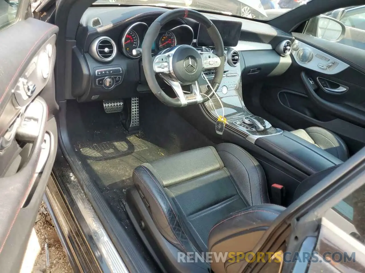 8 fotografías del automóvil dañado WDDWJ6EB6KF895522 MERCEDES-BENZ C-CLASS 2019