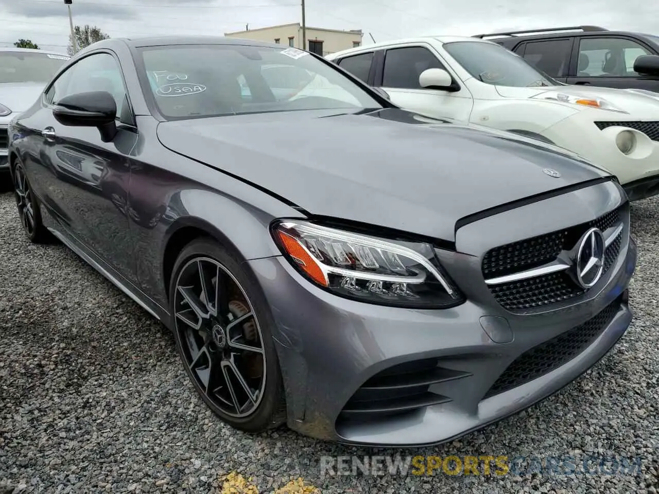 1 fotografías del automóvil dañado WDDWJ8DB0KF848175 MERCEDES-BENZ C-CLASS 2019