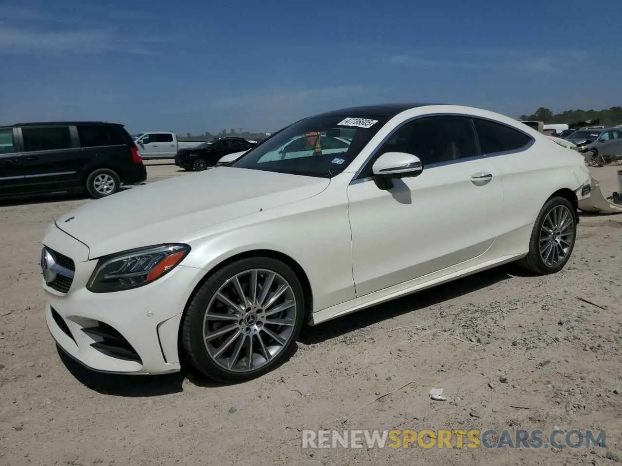 1 fotografías del automóvil dañado WDDWJ8DB4KF860572 MERCEDES-BENZ C-CLASS 2019