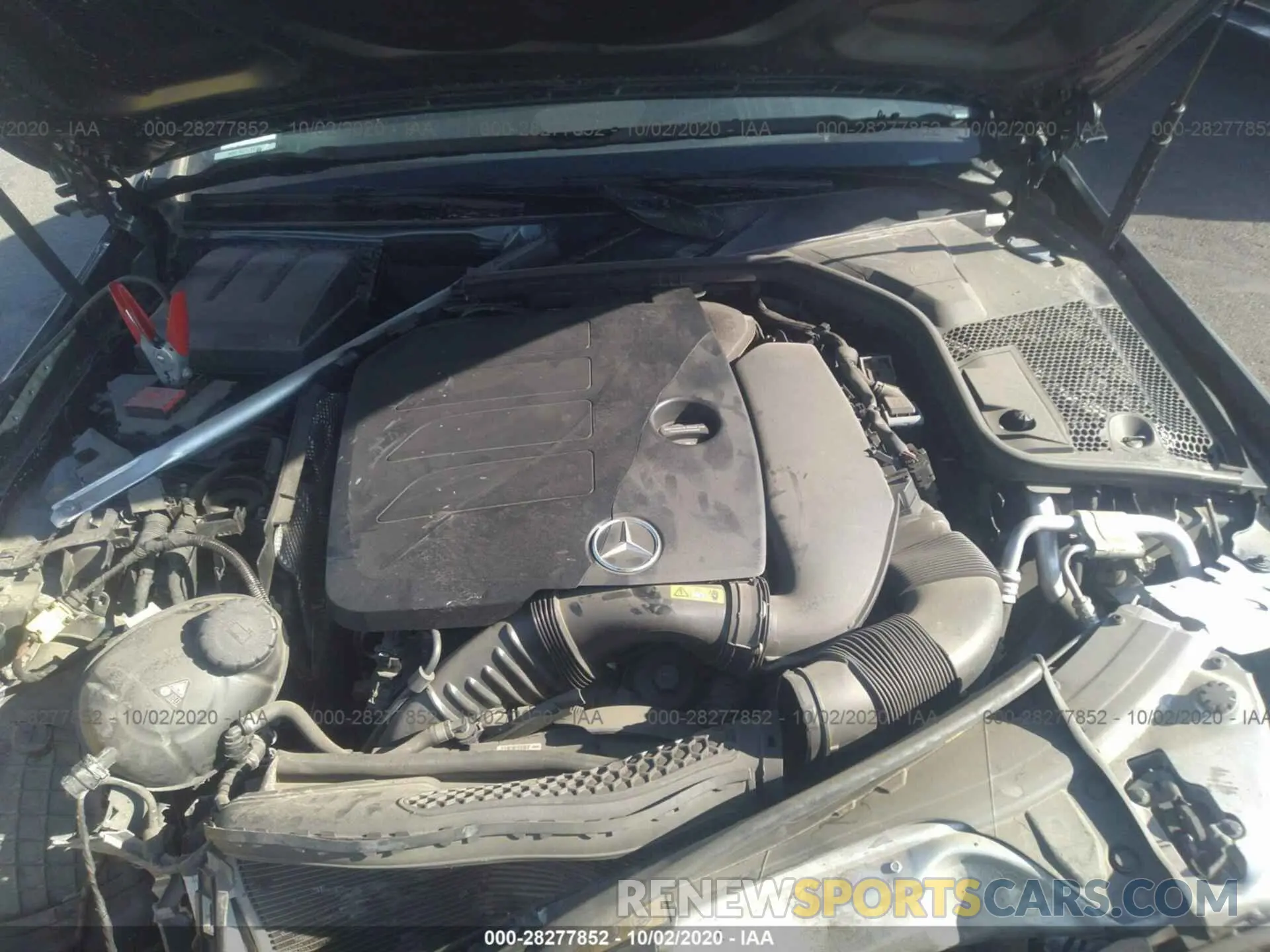 10 fotografías del automóvil dañado WDDWJ8DB6KF768184 MERCEDES-BENZ C-CLASS 2019
