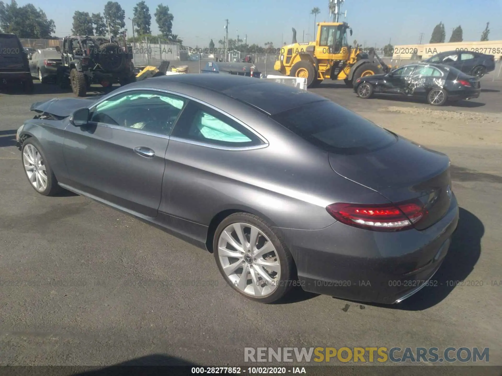 3 fotografías del automóvil dañado WDDWJ8DB6KF768184 MERCEDES-BENZ C-CLASS 2019