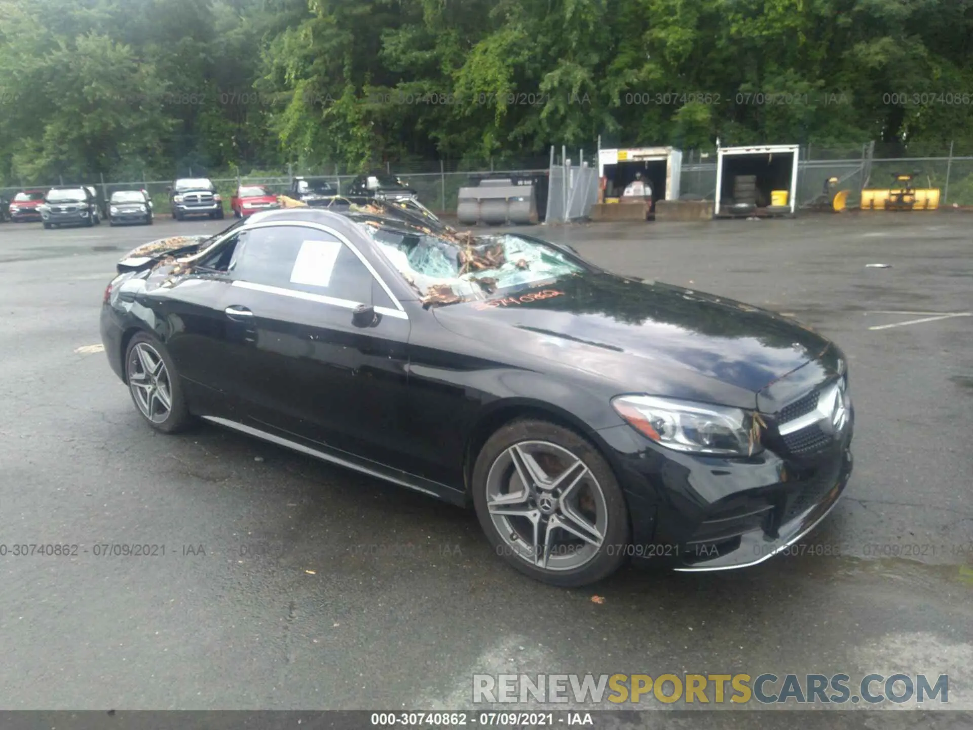 1 fotografías del automóvil dañado WDDWJ8EB2KF802460 MERCEDES-BENZ C-CLASS 2019