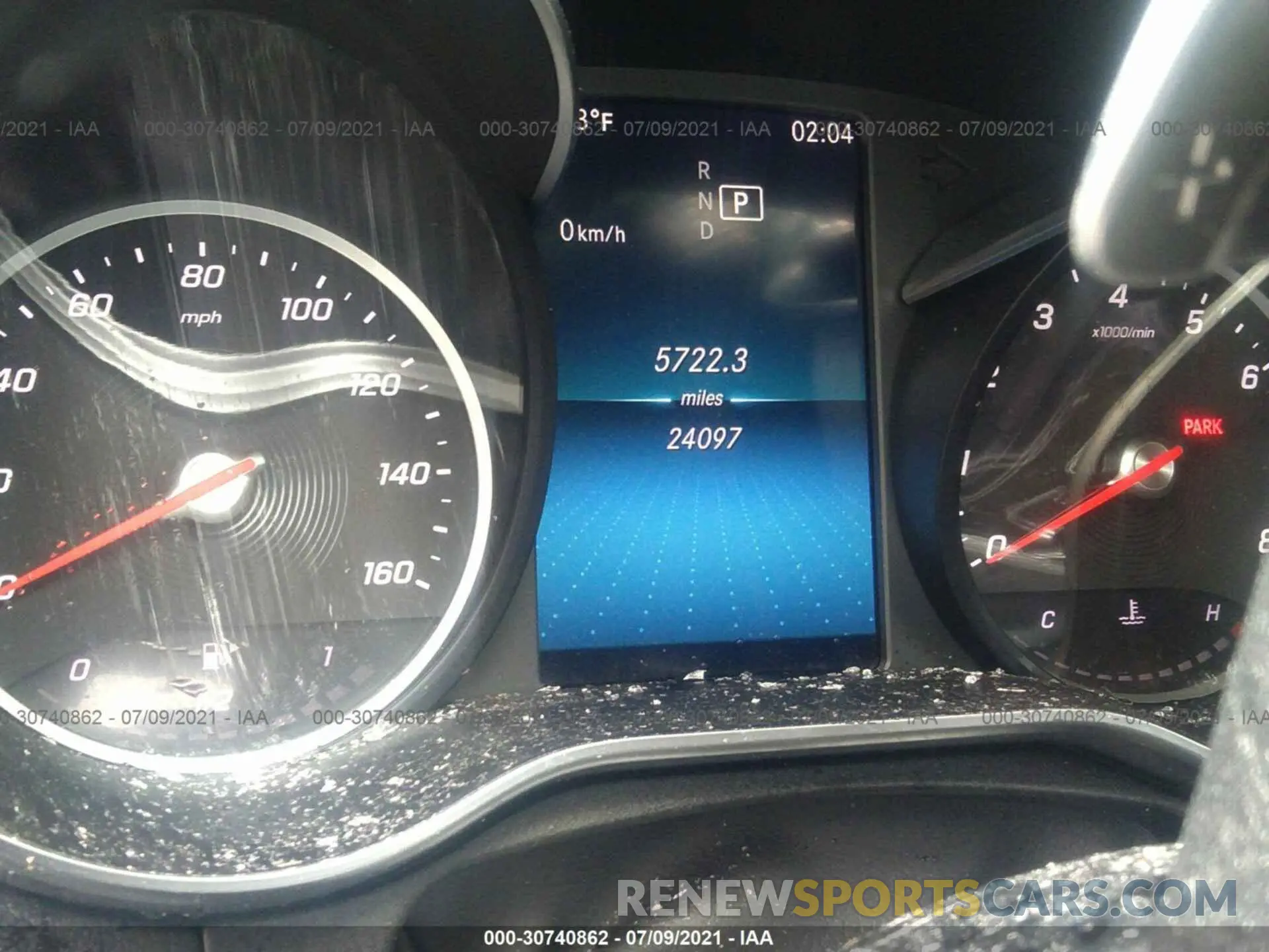7 fotografías del automóvil dañado WDDWJ8EB2KF802460 MERCEDES-BENZ C-CLASS 2019