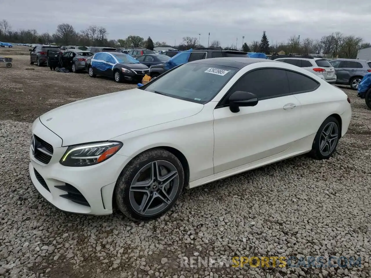 1 fotografías del automóvil dañado WDDWJ8EB6KF843271 MERCEDES-BENZ C-CLASS 2019